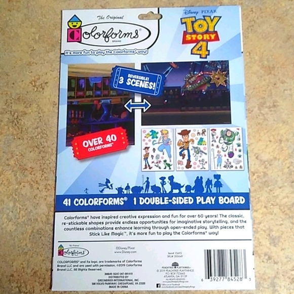 Toy Story 4 Colorforms Sticker Story Adventure Set - Picture 4 of 5